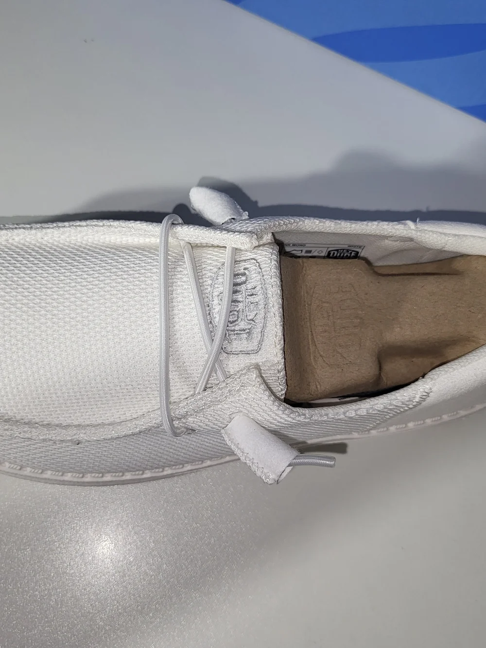 Hey Dude Women's Size 11 Wendy Funk Mono White Shoes - Picture 2 of 7